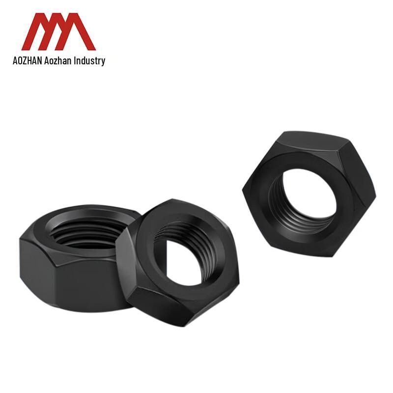 Carbon Steel Grade 10 Blackened Hex Nut