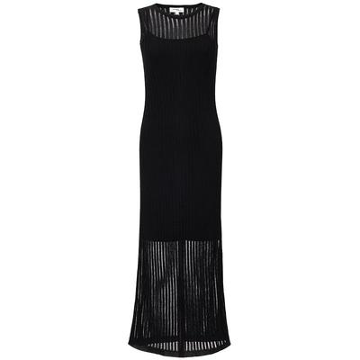 2025 Spring Silk Blend Two-Piece Layered Hollow Spaghetti Strap Dress