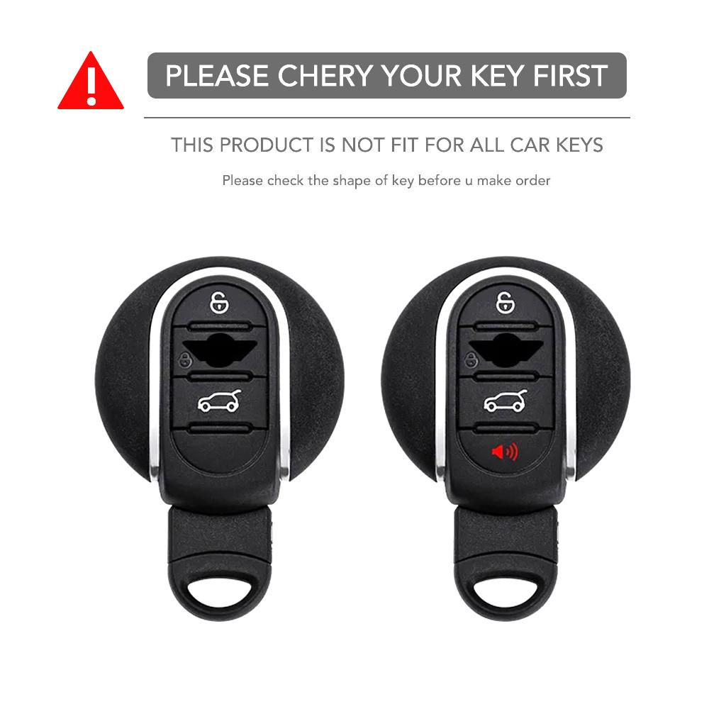 Silicone Shell Fob Holder Accessories for BMW Mini Cooper F55 F56 F57 F54 F60 JCW Clubman Countryman Car Remote Key Case Cover