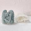 Practical Silicone Craft Mold Accessory for Candle Mothers Child Figure Sturdy Home Decoration Casting Tool Daily Use