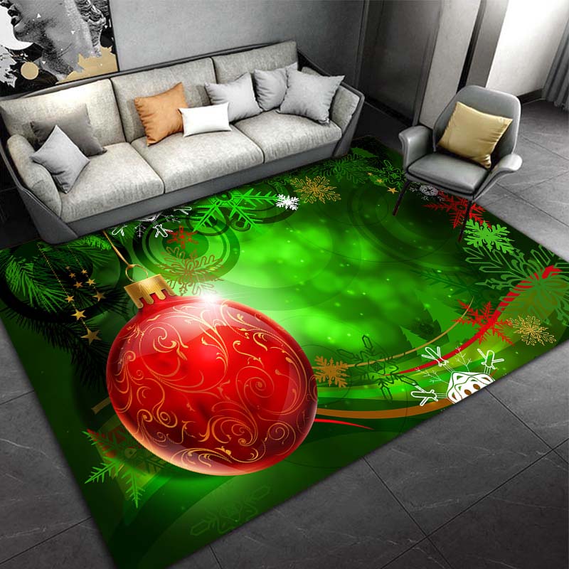 Weihnachtsdekorationen, Teppich für Wohnzimmer, Heimdekoration, Sofa, Tisch, großer Teppich, Schlafzimmer, Eingang, Fußmatte, Badezimmer, rutschfeste Matte