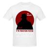 Unisex The Blacklist Raymond Red Reddington Retro T-Shirt Vintage Oversized Rundhals Baumwolle Individuell Ärmel T-Shirt