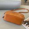 Leather messenger bag spring and summer versatile fashion handbag small fresh first layer cowhide high-end small square bag