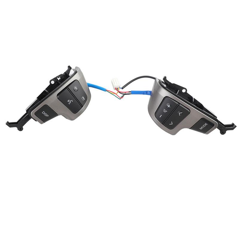 

Переключатель/кнопка управления аудиосистемой на рулевом колесе с Bluetooth для Toyota Land Cruiser GRJ200 UZJ200 VDJ200 84250-60050 8425060050 серый