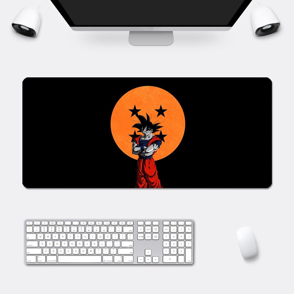 Anime Goku D-Dragons Balls Mousepad HD Printing Computer Gamers Locking Edge Non-slip Mouse Pad XXLcm Keyboard PC Desk Pad