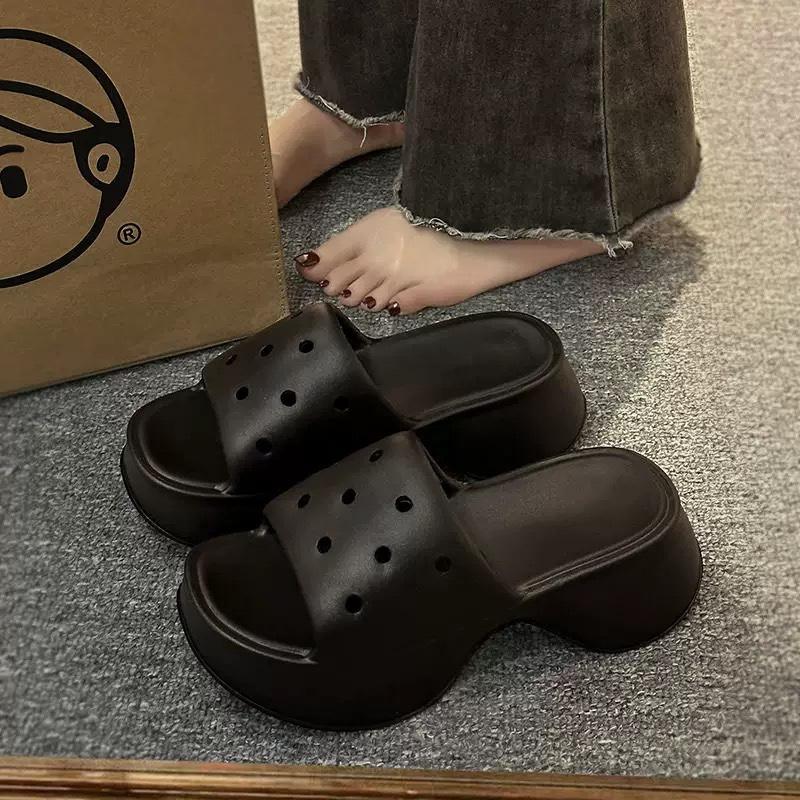 Heeled Shoes Woman Unique Features High-quality Outdoor Slippers Super Soft Lightweight Fashionable Wedge Sandals