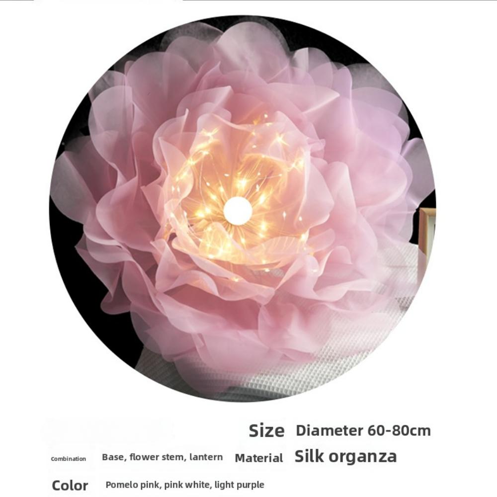 Giant Paper Art Flower DIY Handmade Finished Product Large Peony Flower Mall Beauty Decoration Ornament Standard Lamp