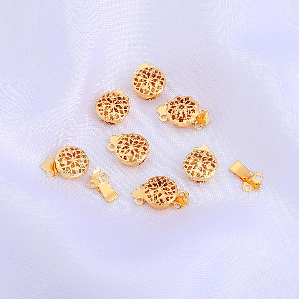 

1 компл./пакет, медные застежки, подвески для DIY, ожерелье, браслет, аксессуары для изготовления ювелирных изделий, принадлежности ручной работы