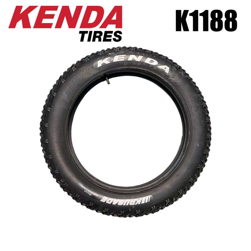

Kenda K1188/K1167 Krusade Fat Tire 20x4.0 Bicycle Tire 20 x4.00 Wire Clincher SRC Black Fat Bike Tyre K1188 20x4.0