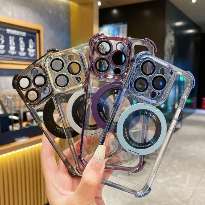 

Чехол iPhone 15 Pro Max 360° Magnetic Anti-Fall для Apple XR iPhoneXR фиолетовый