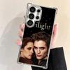 Twilight Saga Edward Plating Phone Case For Samsung Galaxy S24 S25 FE S26 Edge S23 Ultra S22 S21 Plus S20 Anti-Fall Airabag Cove