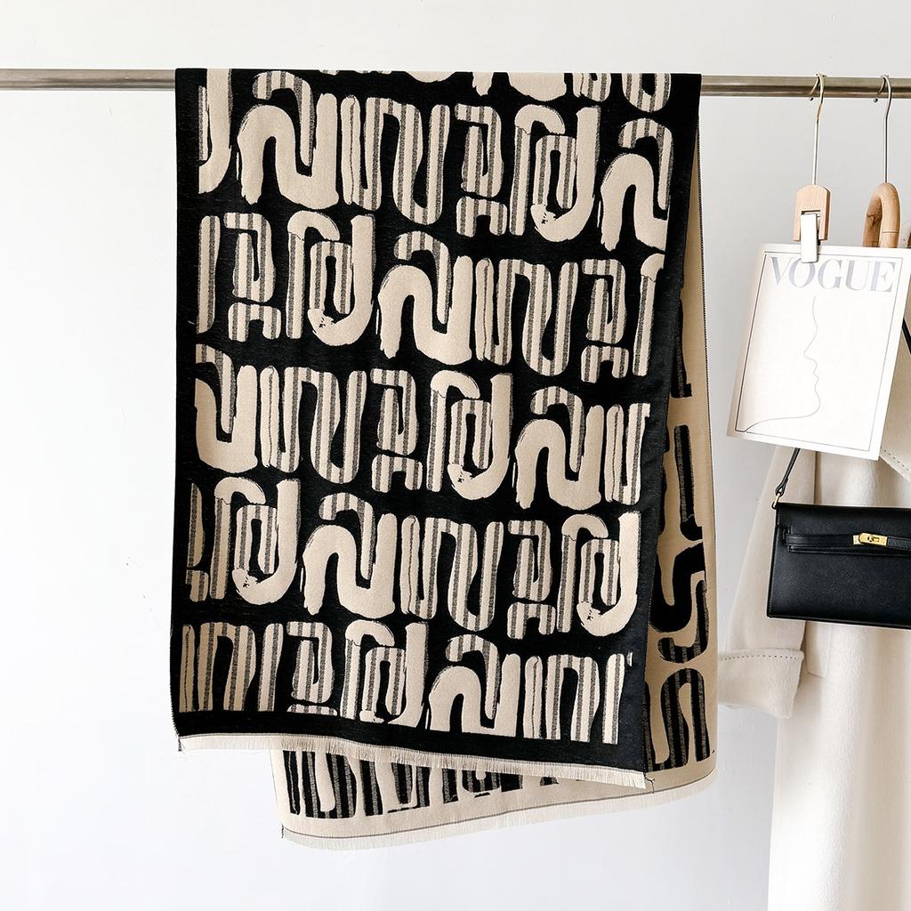 Winter Warm Scarf Cashmere Wraps Women  Luxury Design Pashmina Thick Shawl Blanket Bufanda Foulard Travel Poncho Stoles