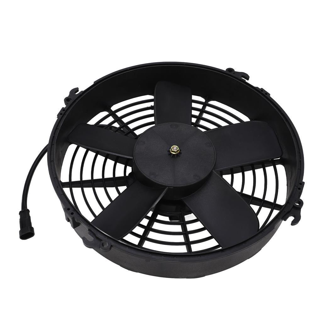 13in Radiator Cooling Fan 5 Straight Blade 24V 160W Better Heat Dissipation for Bus Passenger Car Truck