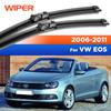 For Volkswagen VW EOS 2006-2011 2007 2008 2009 2010 Wiper Front Wiper Blades Windshield Windscreen Window Brush 24"+19"