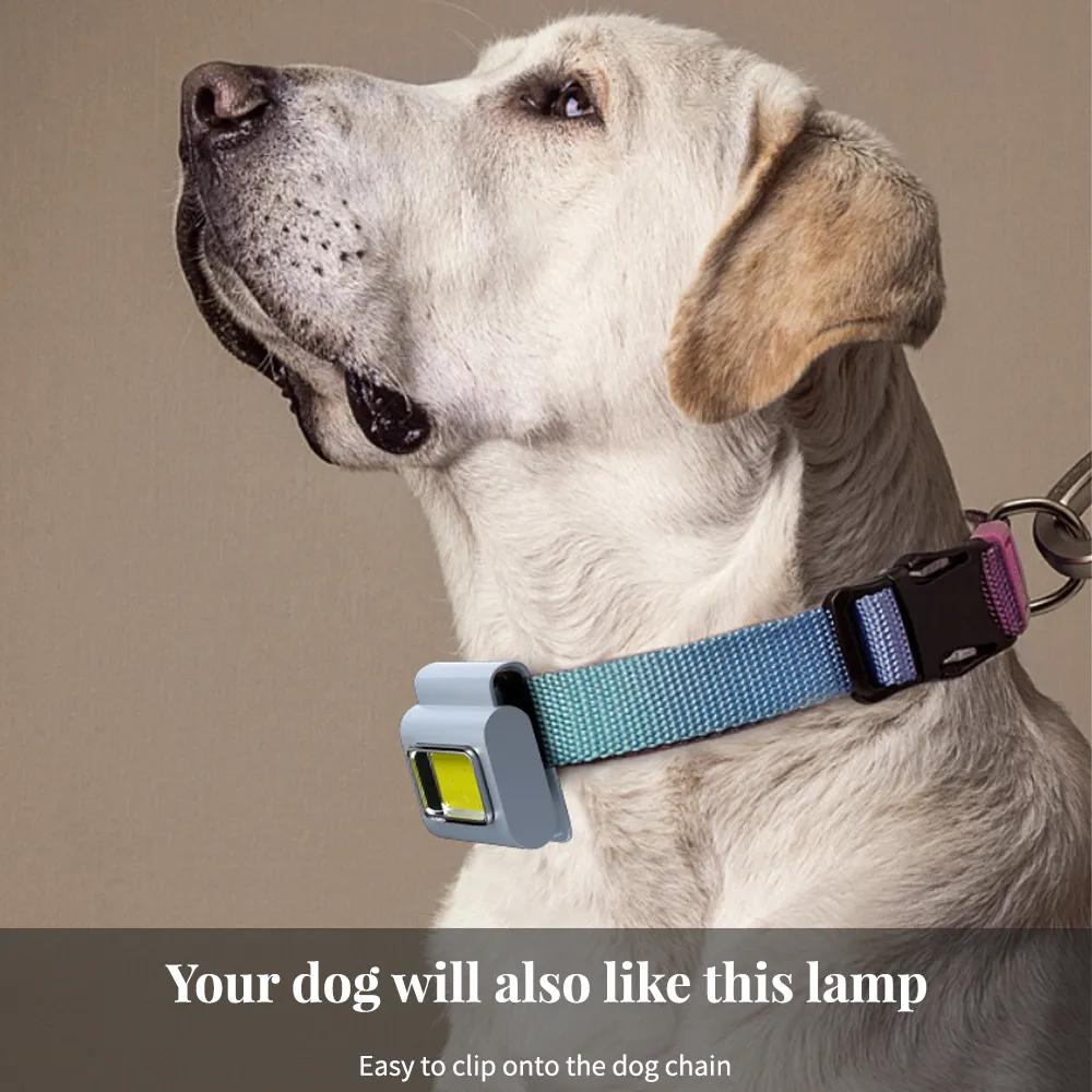 COB LED Headlamp Portable USB Rechargeable Headlight with 500mah Battery Magnet Outdoor Sport Night Running Clothes Clip Lantern