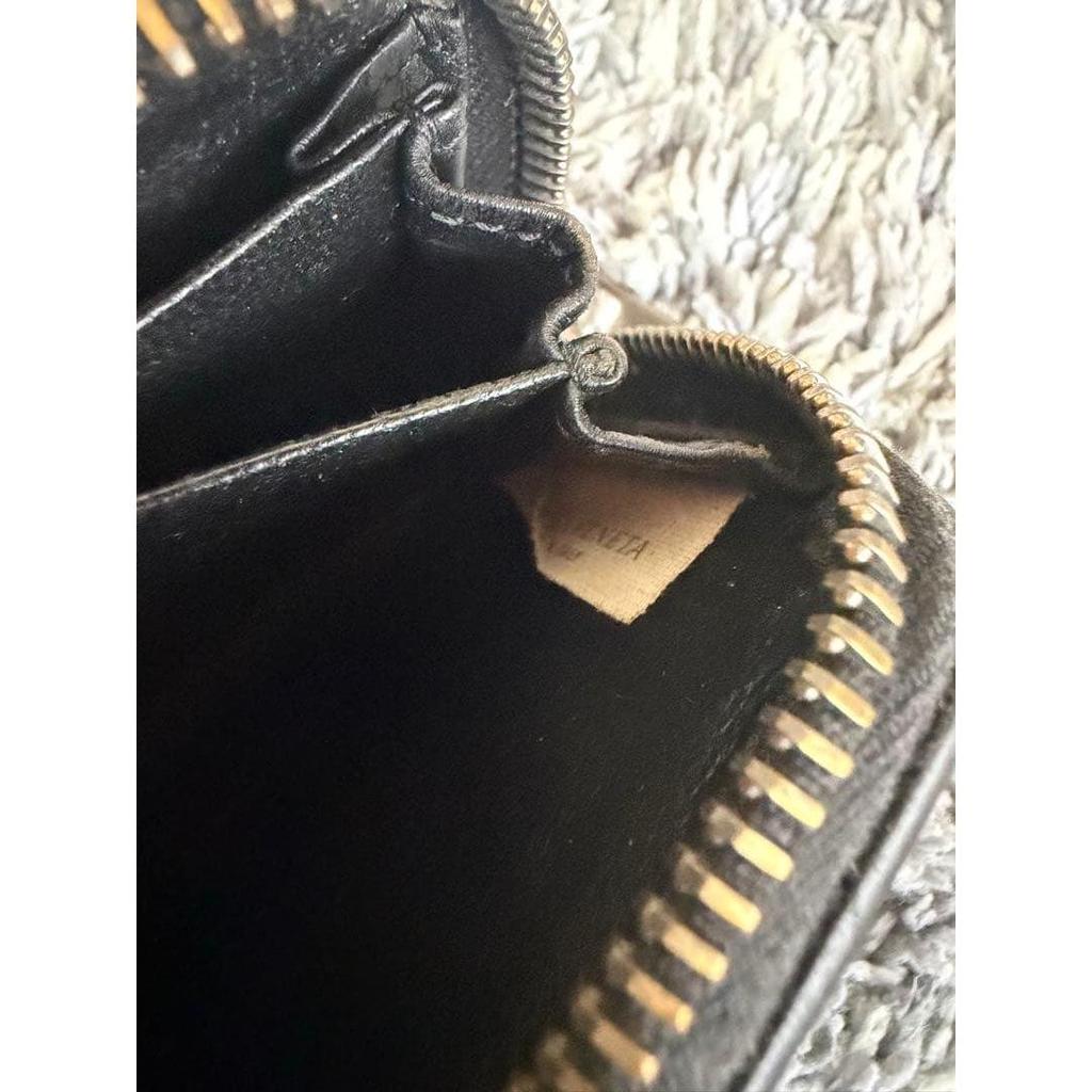 Used Bottega Veneta coin case, coin purse, black, card case, Bottega