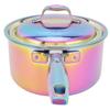 Stainless Steel Thickened Milk Pot with Lid Compound 3‑Layer Bottom Complementary Food Pot