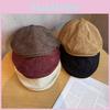 Solid Color Vintage Hat Women Polyester Material Sun Protection Adjustable Fit