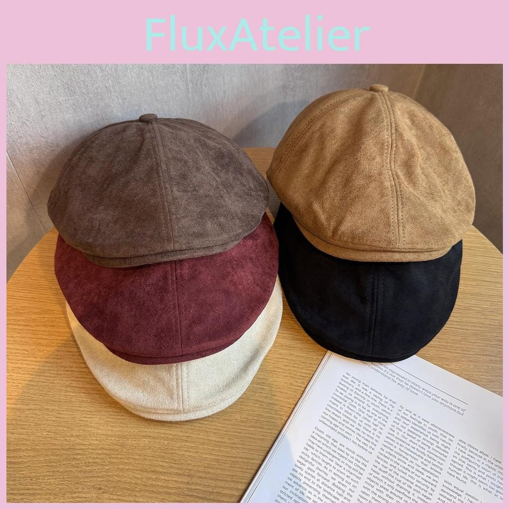 Solid Color Vintage Hat Women Polyester Material Sun Protection Adjustable Fit
