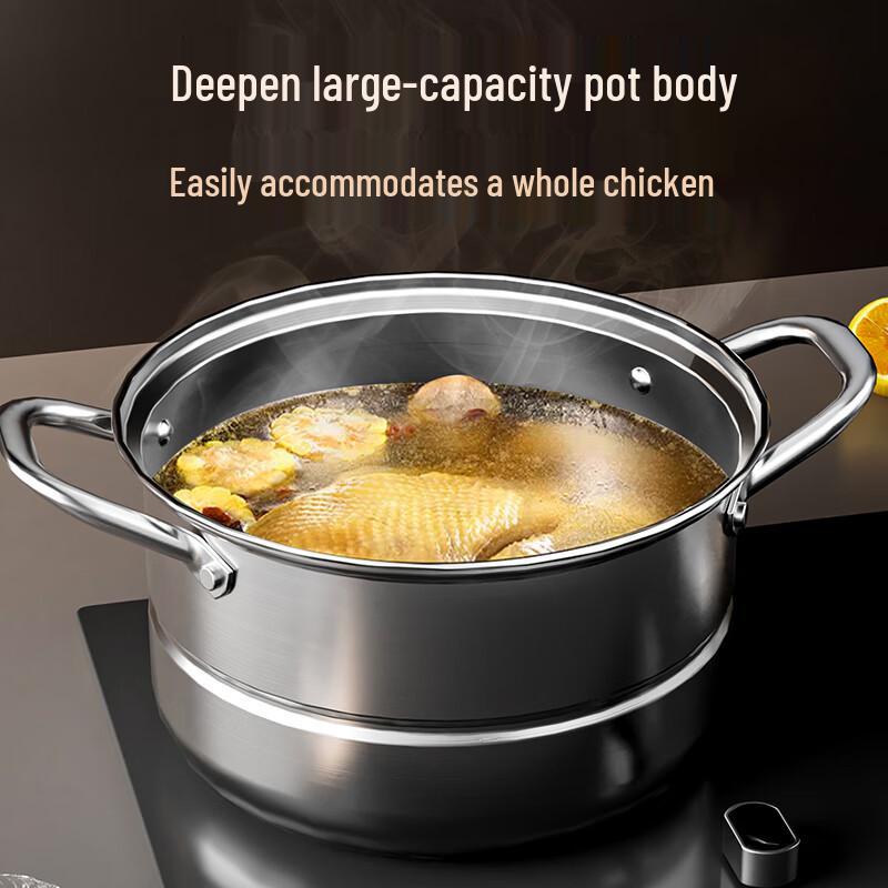 Jin Saozi Multifunktionale Suppen-Dampfgarer-Topf