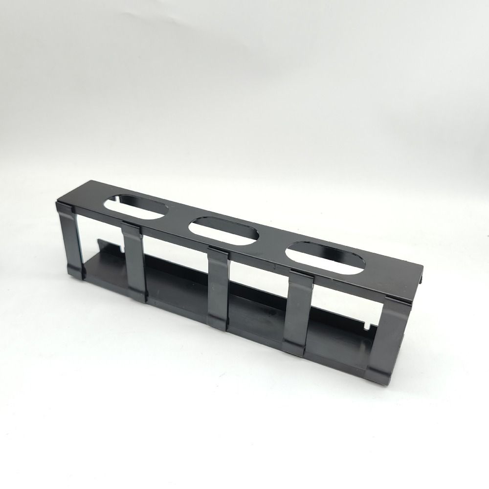 Plastic Wire Organizer Efficient Horizontal Cord Organizer Black Desk Cable Management  Desk