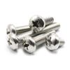 316 Stainless Steel Phillips Pan Head Machine Screw, Round Head M5/M6/M8