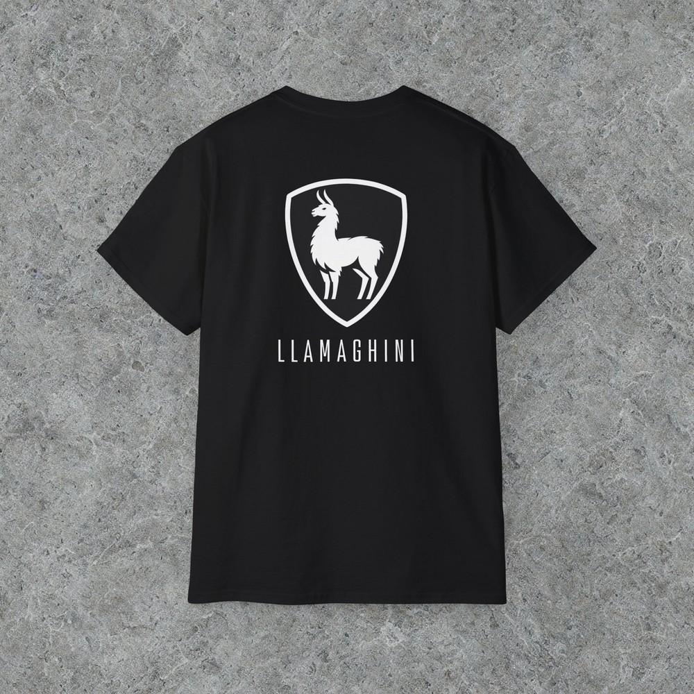 Llamaghini T-shirt, llama shirt, exotic sports car shirt, llama gift llama lover Unisex T-Shirt