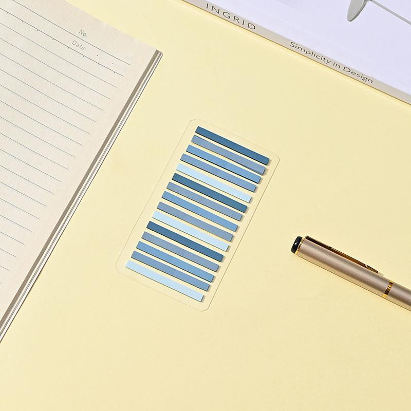 200 Sheets Morandi Transparent Fluorescent Index Tabs Pet Arrow Flags Sticky Note For Page Marker Planner Stickers Office School