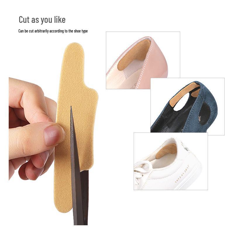 Invisible Anti-Slip Heel Stickers: Thin, Anti-Rub, Prevents Heel Slippage, Customizable for High Heels.