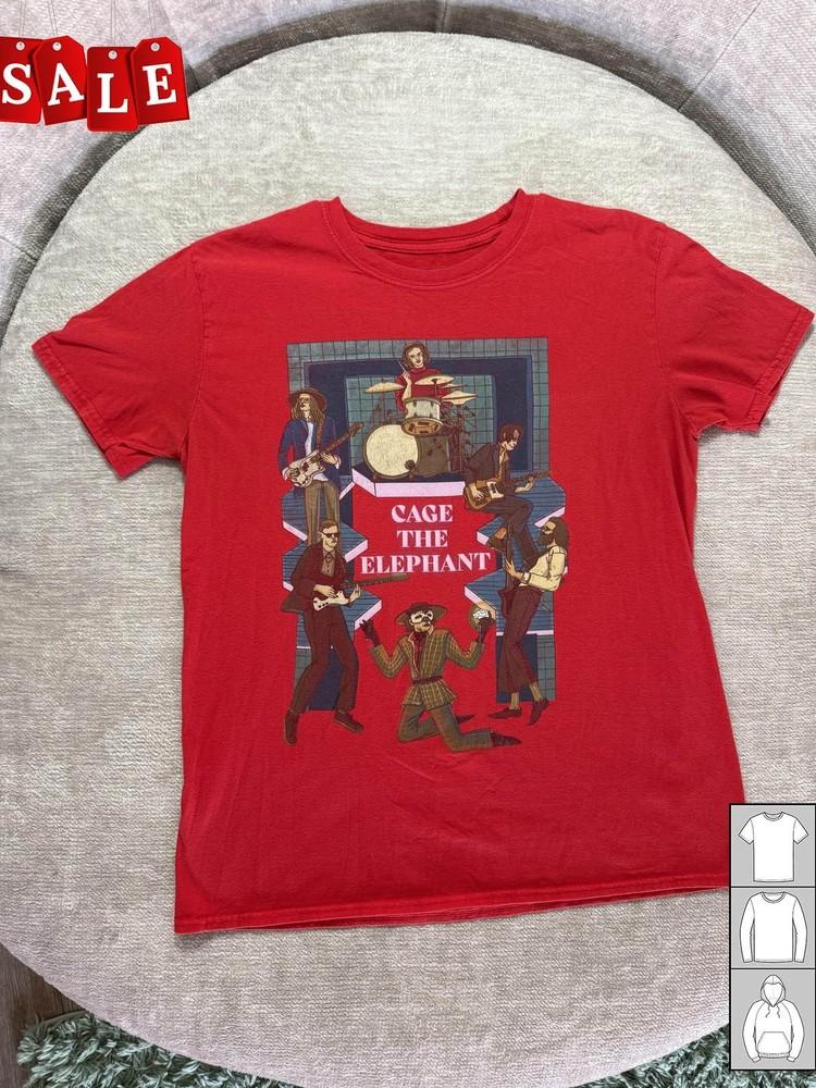 New Cage The Elephant  Gift For Fans Unisex S-5XL Shirt TH511 Unisex T-Shirt Graphic Tee S