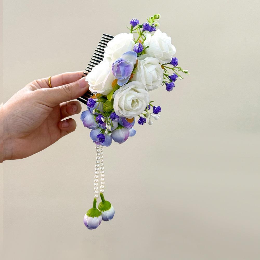 

Sweet Thailand Flower Hairpin Pearl Wedding Bride Accessories Thai Hair Accessories Headwear Style3