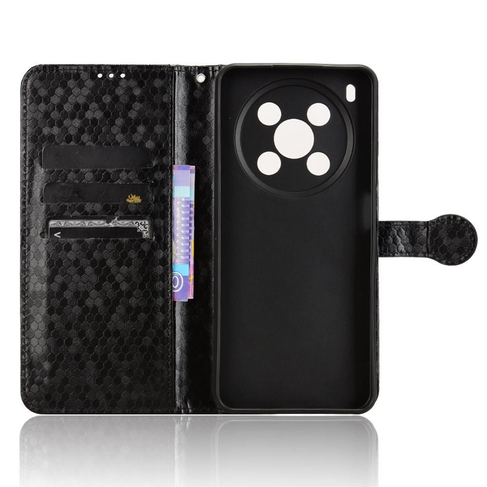 For ZTE Blade V70 Max Wallet Case Dot Pattern Imprint PU Leather Phone Cover