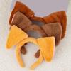 Dog Costumes for Kids Girls Halloween Animal Cosplay Accessories with Dog Ears Headband Tail Tutu Skirts Set
