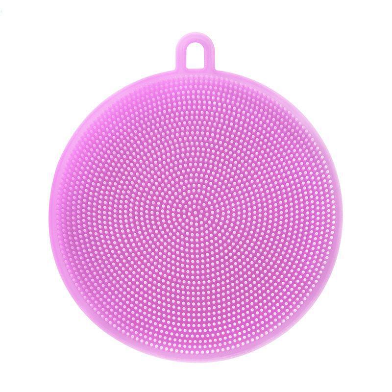 Multifunctional Silicone Brush Silicone Dishwashing Brush Decontamination Pot Bowl Cleaning Brush