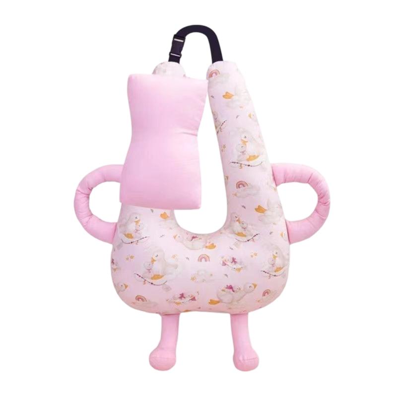 Portable Infant Neck Rest Support Pillow For Car Seats Strollers Comfortable Polyester Filling Easy To Clean Headrest