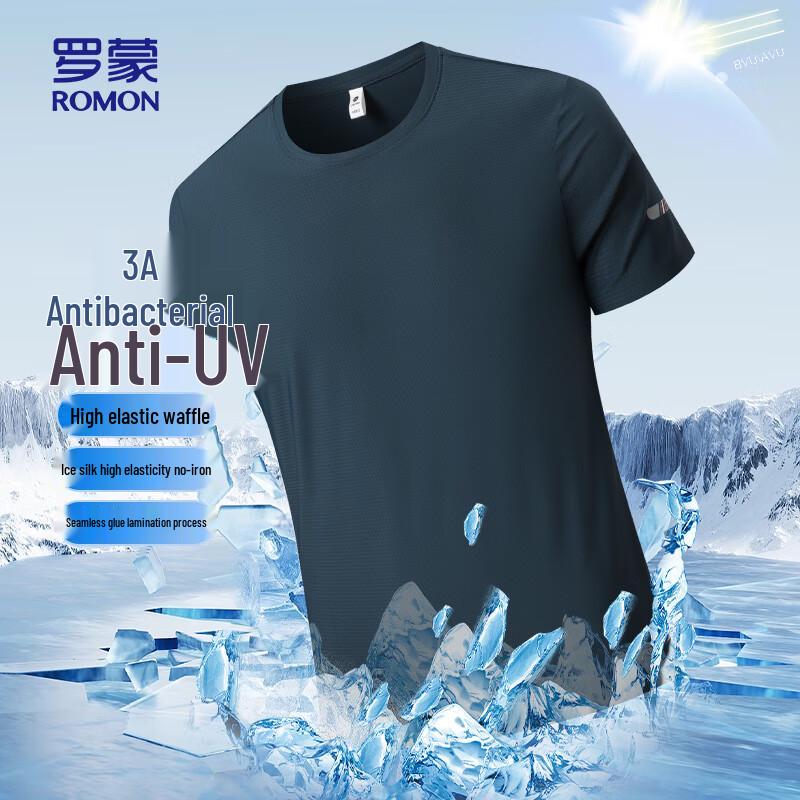 ROMON Unisex Ice Silk Quick-Dry T-Shirt