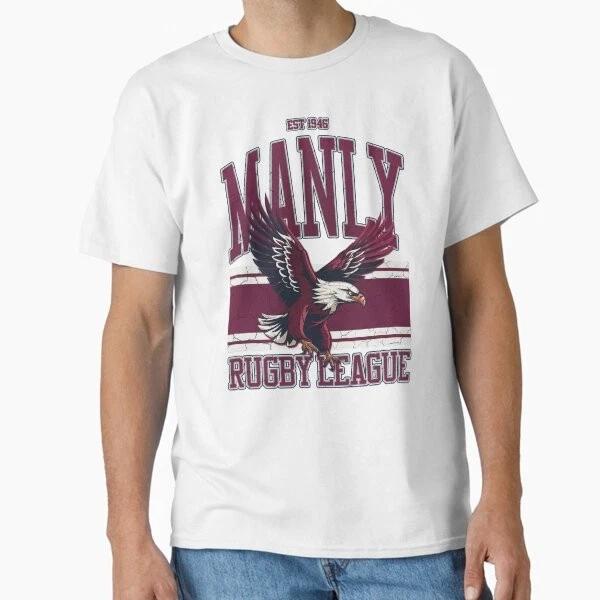 Unisexly Rugby League League Heritage Classic Ts Made In Usaaus Tshirt S2xl S