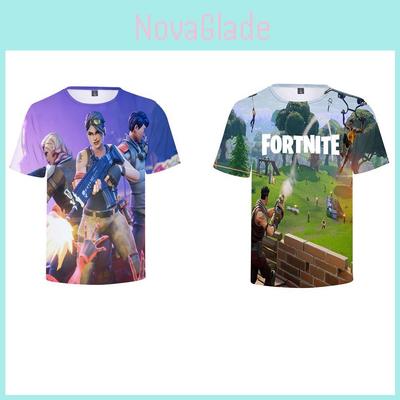 Fortnite T Shirt For Teens With 3d Print Summer Breathable Cotton Tee