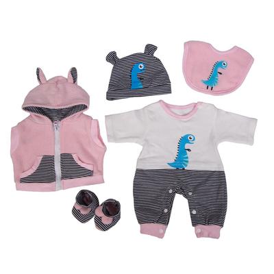 KEIUMI dla 50cm Reborn Doll dinozaur garnitur ubrania akcesoria dla dziecka noworodka kolekcja lalek dla lalek akcesoria dla lalek