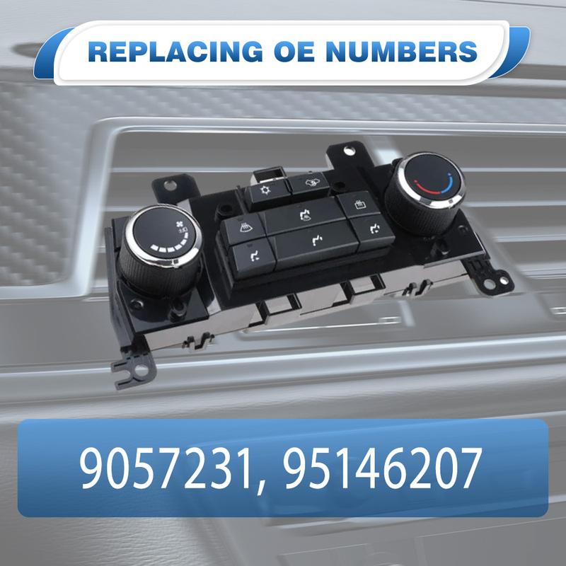 9057231 for Chevrolet Cruze 2009-2016 95146207 AC Climate Control Switch