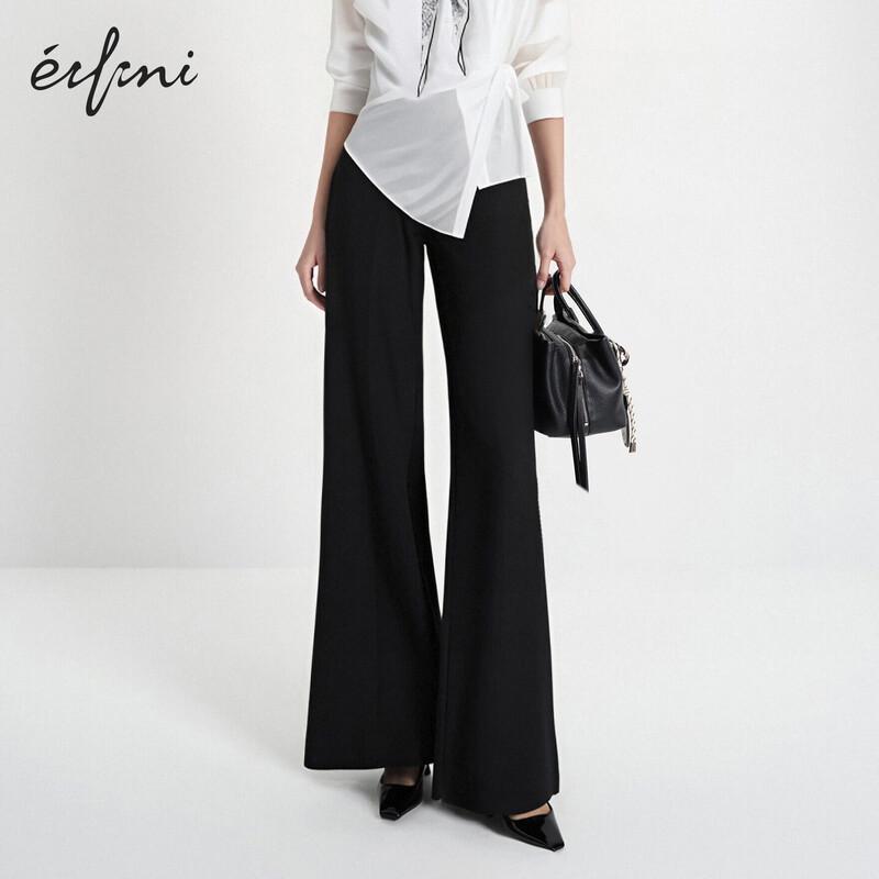 

Eifini Women s High-Waist Flared Trousers L