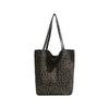 Spring Casual Relaxation Large-capacity Bag Female Popular Leopard Print Shoulder Bag Commuter Tote Bag