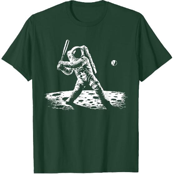Baseball Neuheit Astronaut Männer Frauen Kinder Lustiges Baseball T-Shirt
