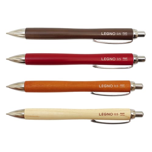 Pilot Mechanical Pencil Regno Woody 0.5mm (HLE-1SK-M) Body Size: 141x12mm/18g