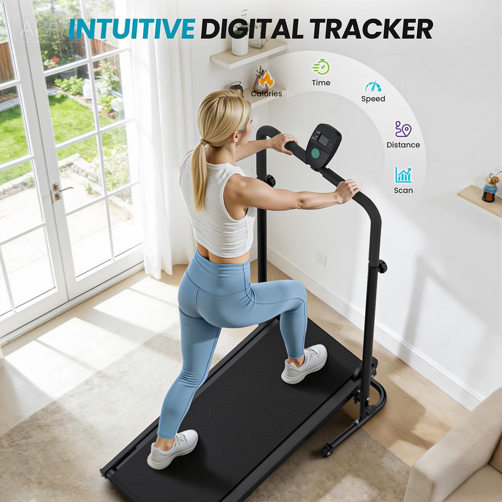Compact Non-Motorized Walking Pad with Dual Flywheel System EU Stock Dropping Ship From Warehouse