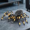 Creative Wild Animals Spider Building Blocks Set Micro Blocks Assembly Black Spider Model Kit  Horror Halloween Toys For Kids