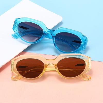 Trendy Glasses Women'S High-End Sunglasses Women'S Narrow-Frame Cat Eye Sunscreen Uv Protection Sunglasses