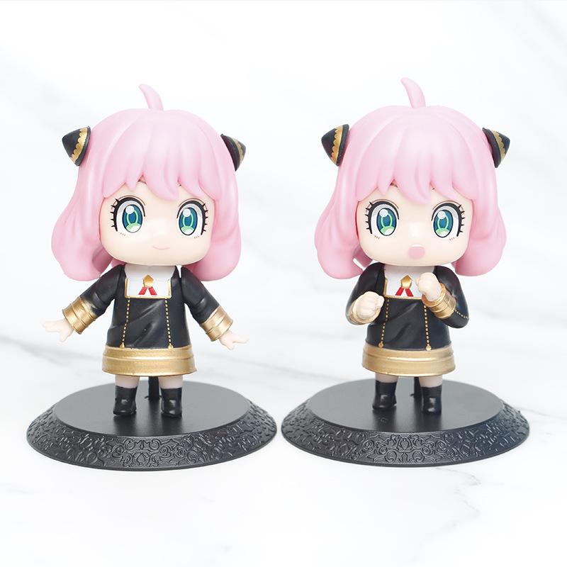 6PCS/SET Anime Spy X Family Anya's Chimera Forger Anya PVC Figure Model Toys Decorative Gift
