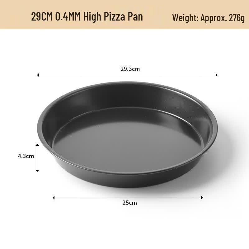 MDNG Carbon Steel Marble Deep Pizza Baking Pan Set