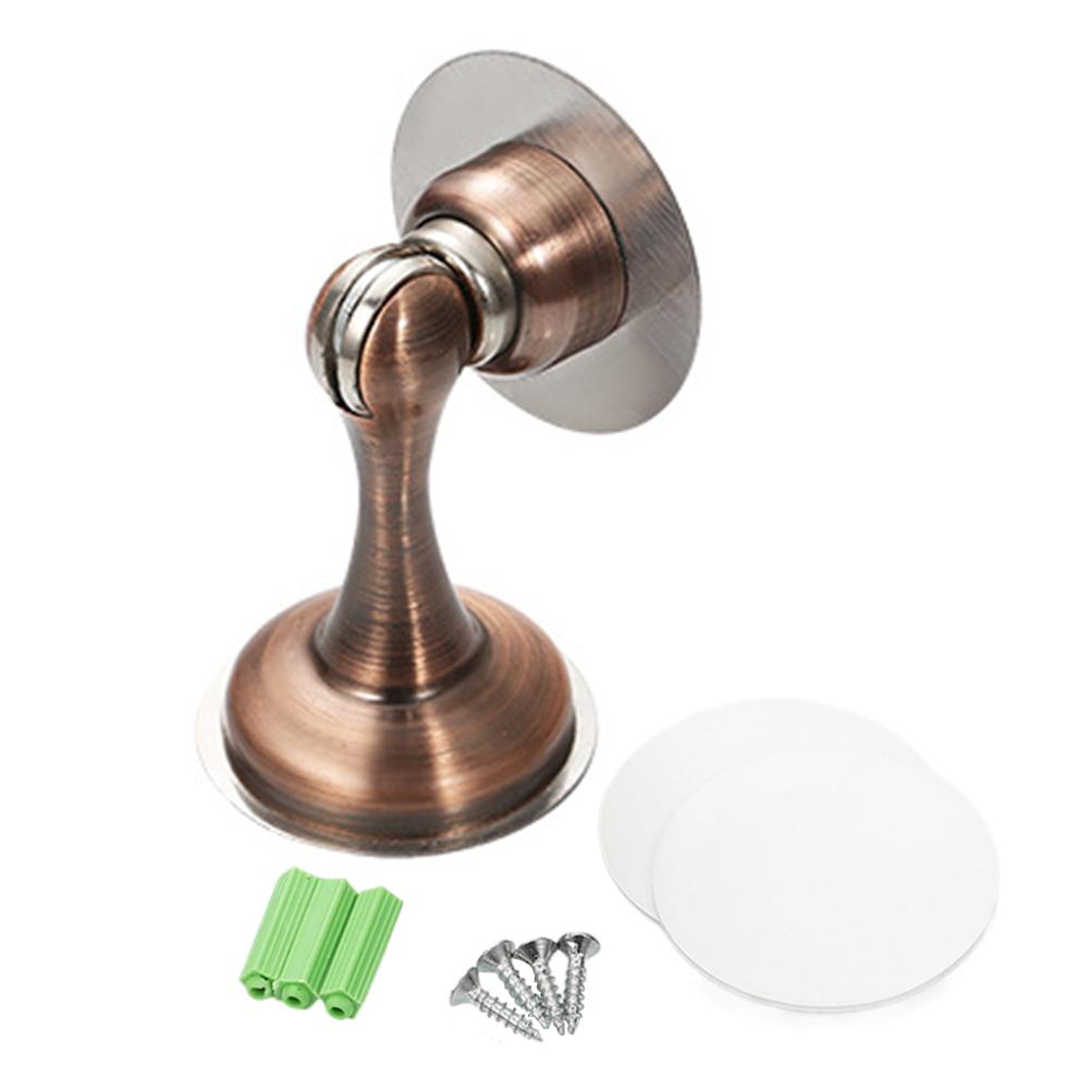 Magnetic Door Stopper Keep Door Open Stainless Steel Door Holder No Drilling Door Catch Anti-Rust for Various Door Types